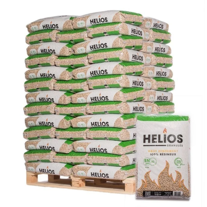 Pelety HELIOS 65 worków po 15 kg