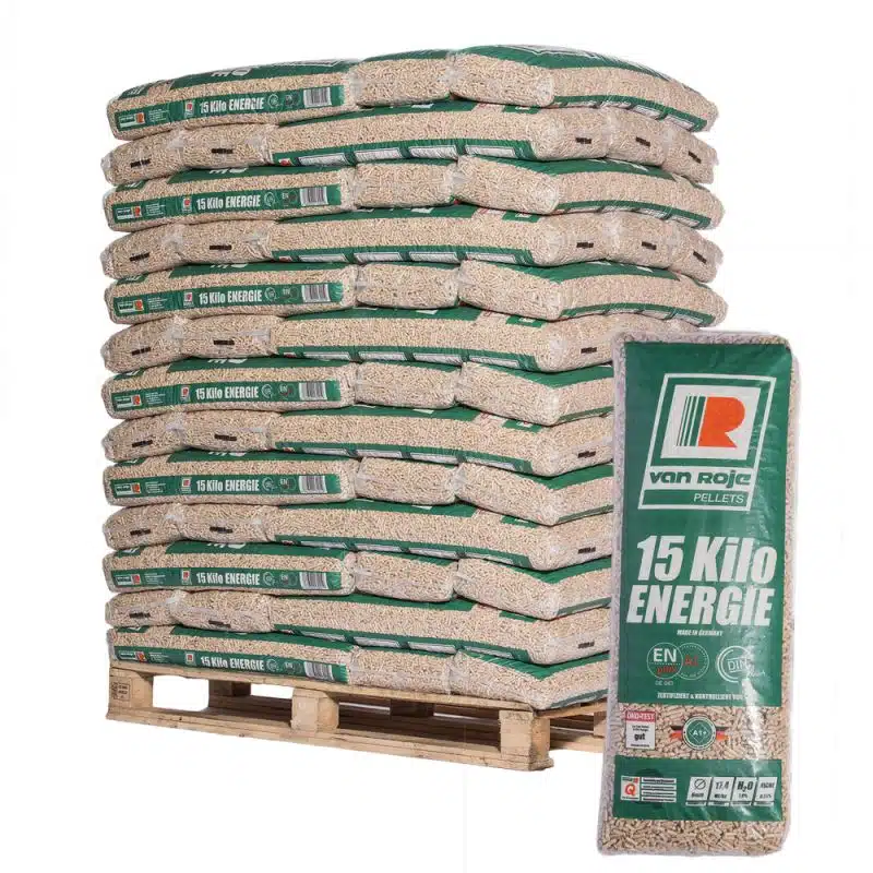PELLET DRZEWNY VANROJE 65 WORKÓW PO 15 KG